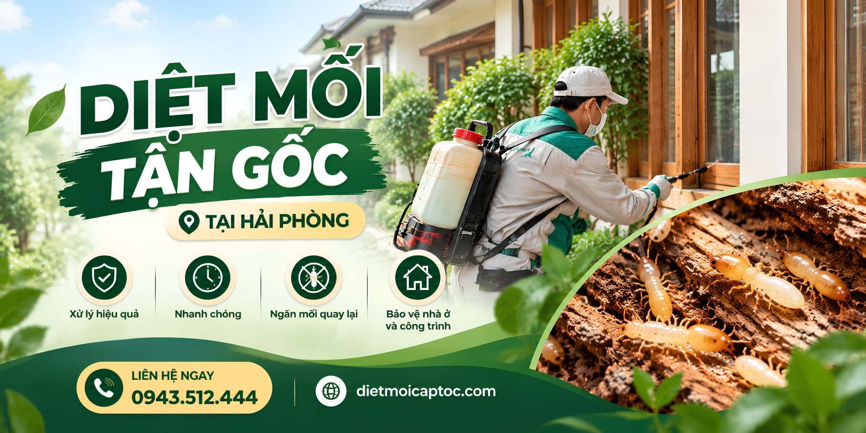 Banner diệt mối bao lâu thì hết Hải Phòng