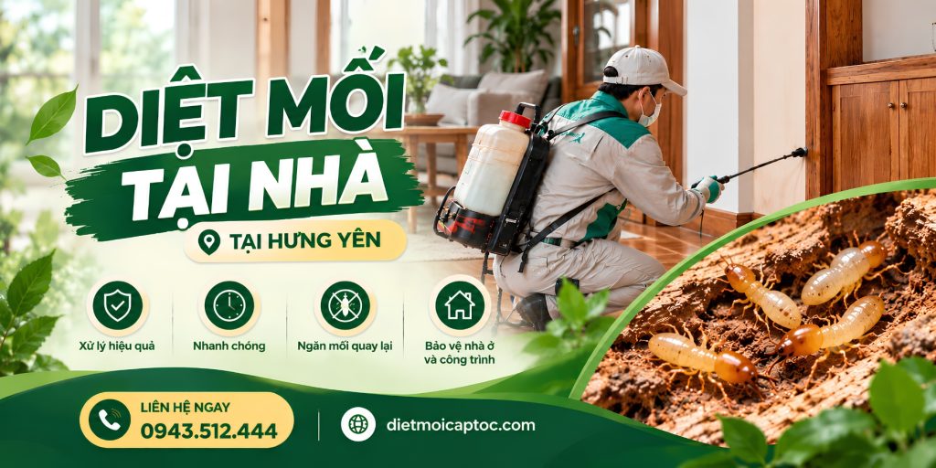 Dịch vụ diệt mối tại nhà tại Hưng Yên